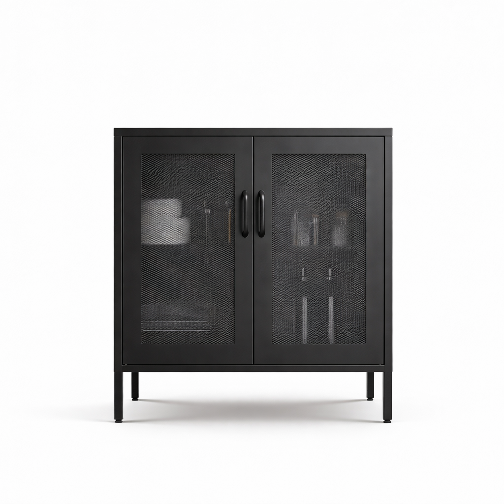 מזנון קומודה מתכת בצבע שחור מט | Web