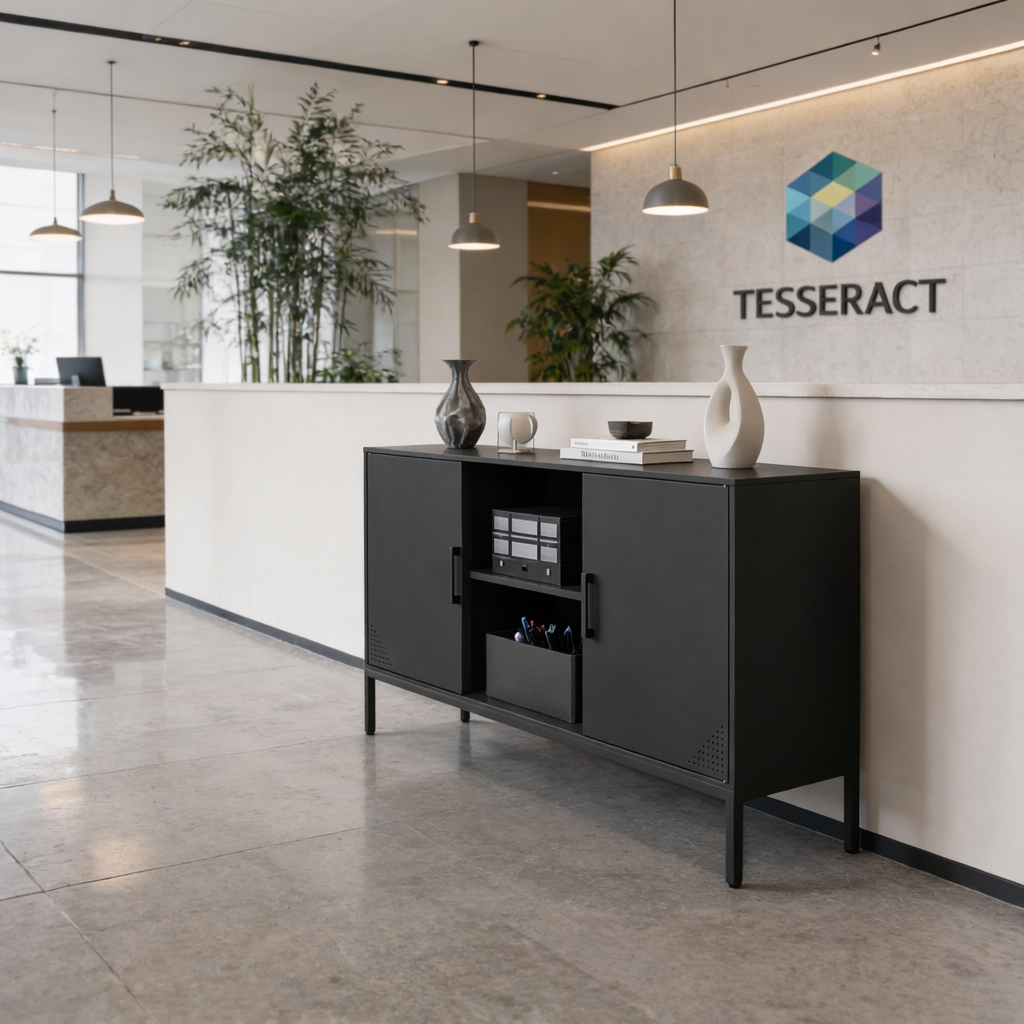 מזנון מתכת בצבע שחור מט | Mika