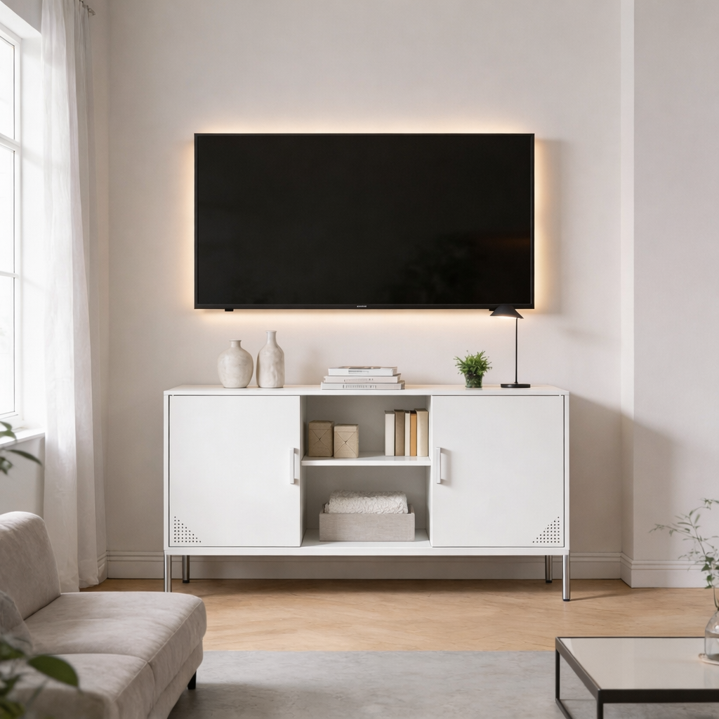 מזנון מתכת בצבע לבן | Mika