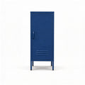ארונית מתכת נמוכה בצבע כחול כהה | Slim