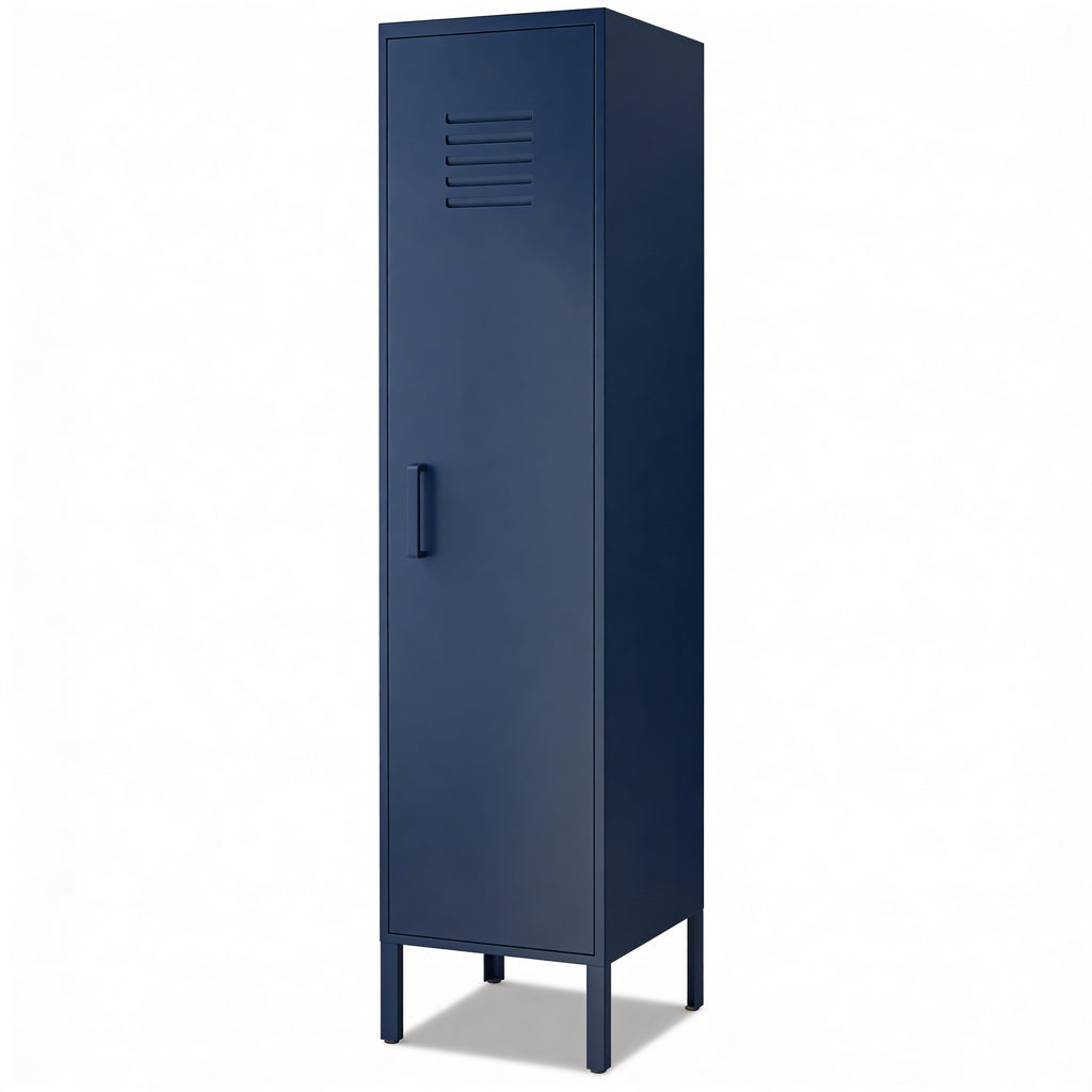 ארונית לוקר מתכת בצבע כחול כהה | School