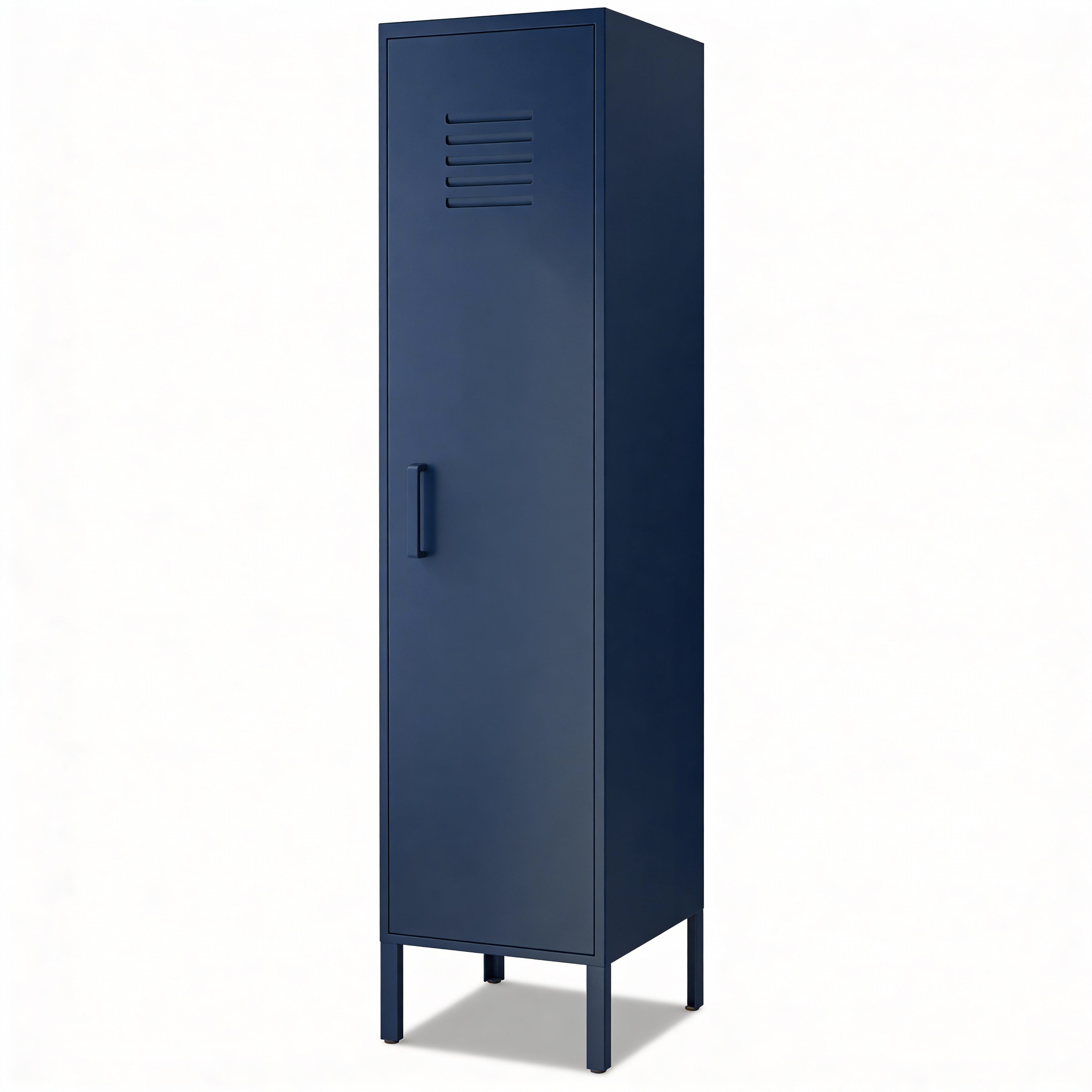ארונית לוקר מתכת בצבע כחול כהה | School