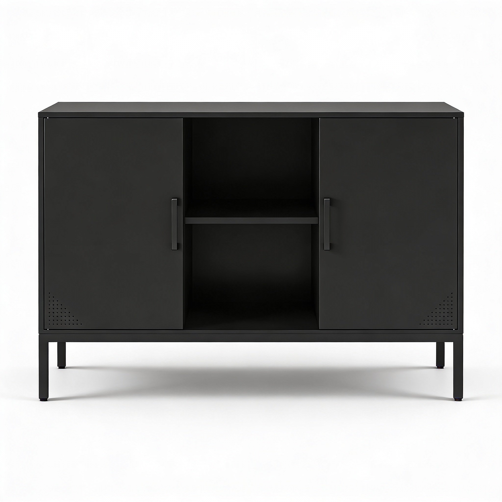 מזנון מתכת בצבע שחור מט | Mika