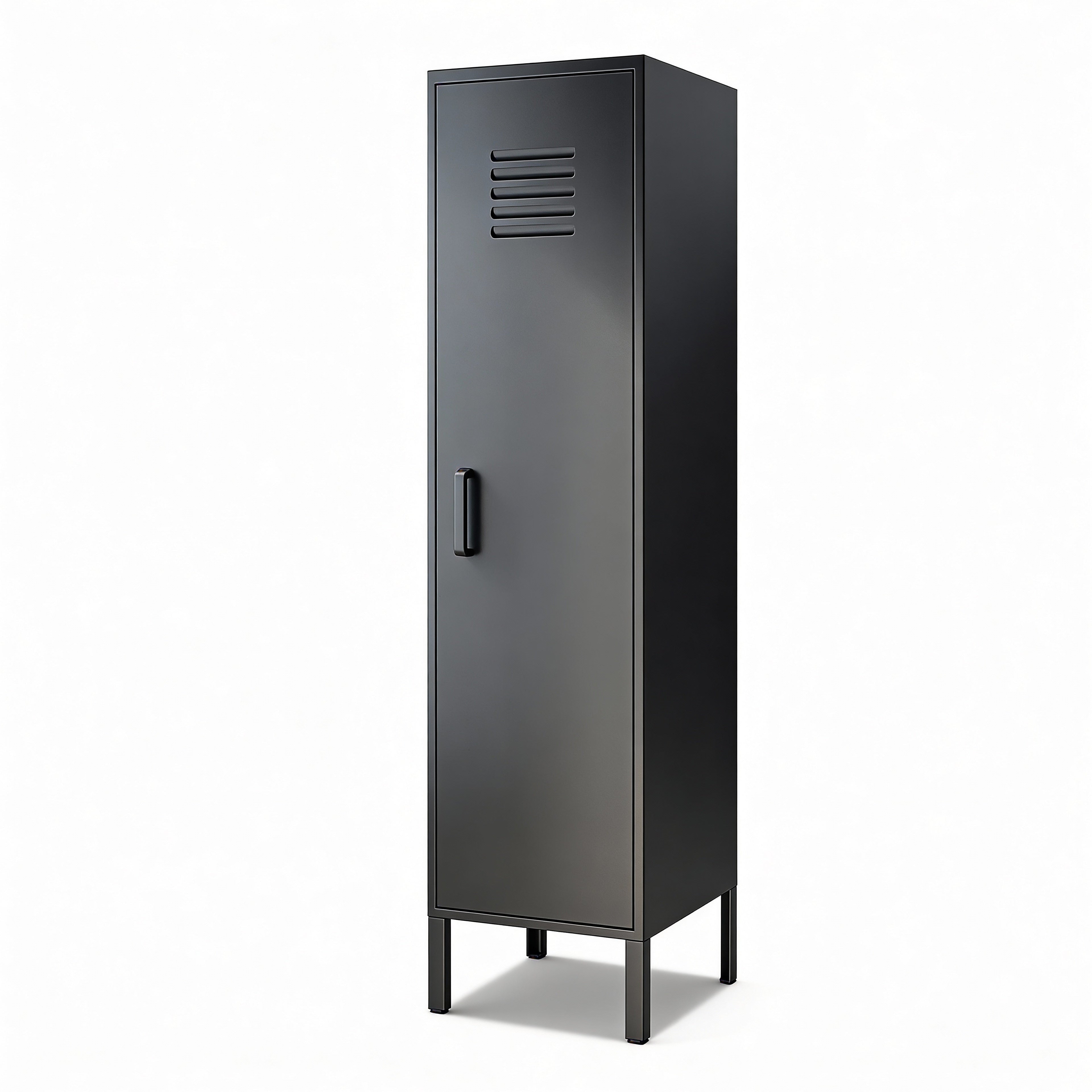 ארונית לוקר מתכת בצבע שחור מט | School