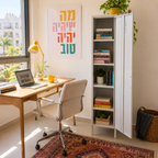 ארונית לוקר מתכת בצבע לבן | School
